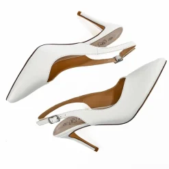 Escarpins|MASCARA Escarpins A Brides Femme Blanc