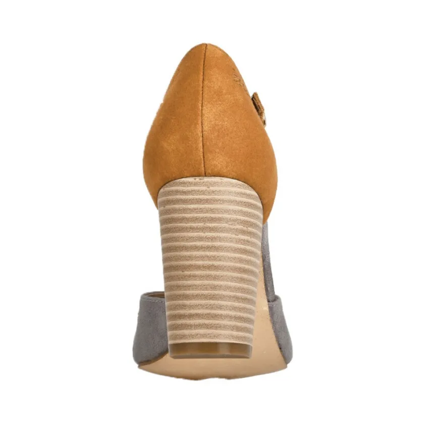 Escarpins|VICE VERSA Escarpins A Brides Femme Bicolore Gris