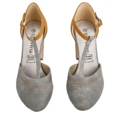 Escarpins|VICE VERSA Escarpins A Brides Femme Bicolore Gris