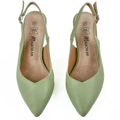 Escarpins|MASCARA Escarpins A Brides Femme Vert