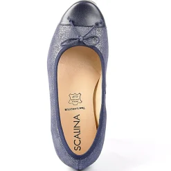 Chaussures Confort|SCALINA Escarpins Avec Noeuds Bleu Marine