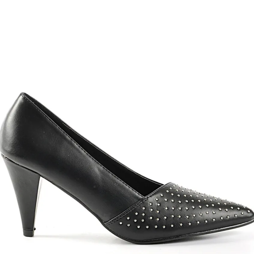 Escarpins|MASCARA Escarpins Avec Petits Clous Noir