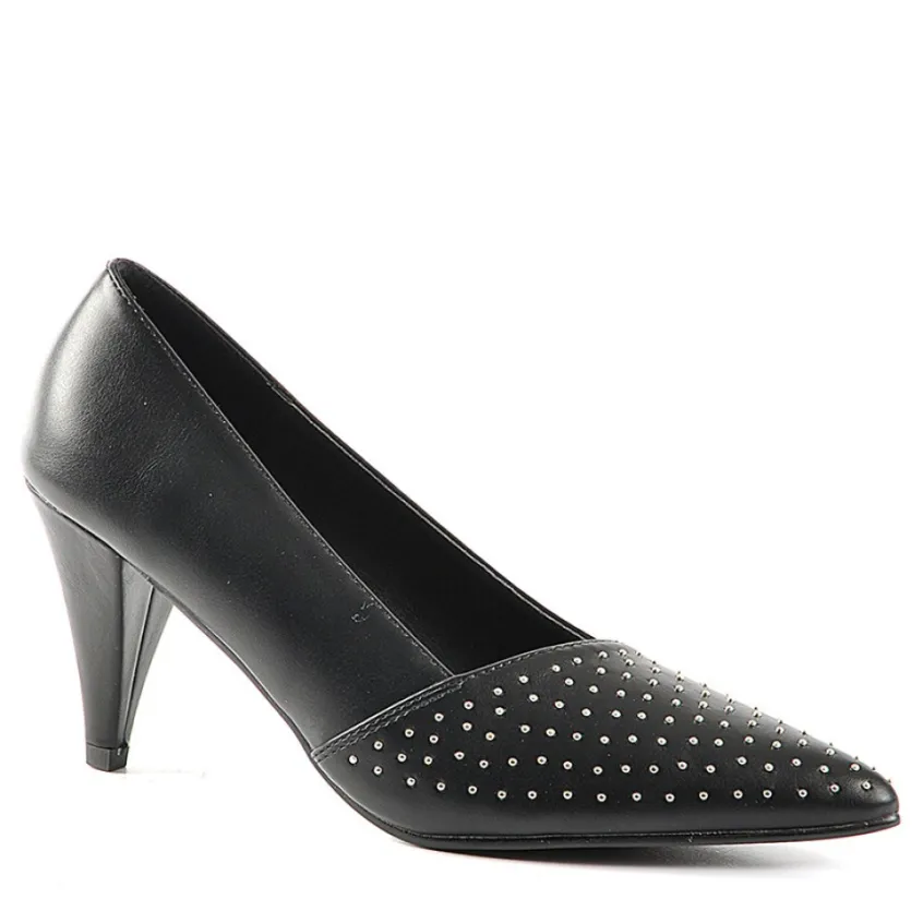 Escarpins|MASCARA Escarpins Avec Petits Clous Noir
