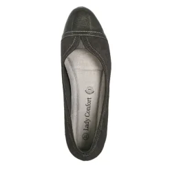 Chaussures Confort|LADY CONFORT Escarpins Confort Femme Bi-Matieres Gris