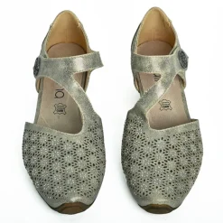 Chaussures Confort|SCALINA Escarpins Confort Femme Dore A Strass