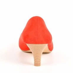 Escarpins|VICE VERSA Escarpins Femme Aspect Velours Rouge