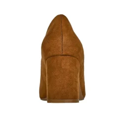 Escarpins|VICE VERSA Escarpins Femme Camel Bout Carre