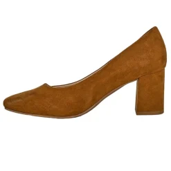 Escarpins|VICE VERSA Escarpins Femme Camel Bout Carre