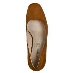 Escarpins|VICE VERSA Escarpins Femme Camel Bout Carre