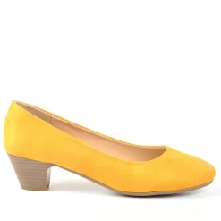 Chaussures Confort|SCALINA Escarpins Femme Jaune