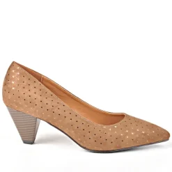 Escarpins|ANA LUNA Escarpins Femme Marron A Pois Talon 5,5Cm