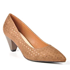 Escarpins|ANA LUNA Escarpins Femme Marron A Pois Talon 5,5Cm