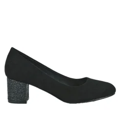 Escarpins|VICE VERSA Escarpins Femme Noir Au Talon Paillete