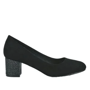 Escarpins|VICE VERSA Escarpins Femme Noir Au Talon Paillete