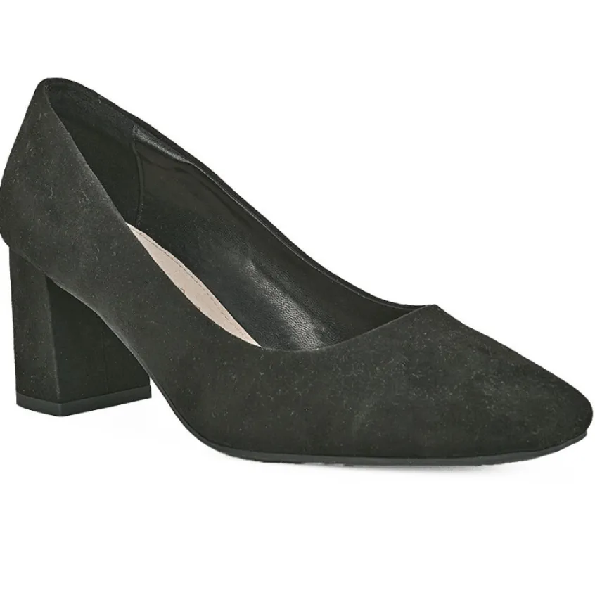 Escarpins|VICE VERSA Escarpins Femme Noir Bout Carre