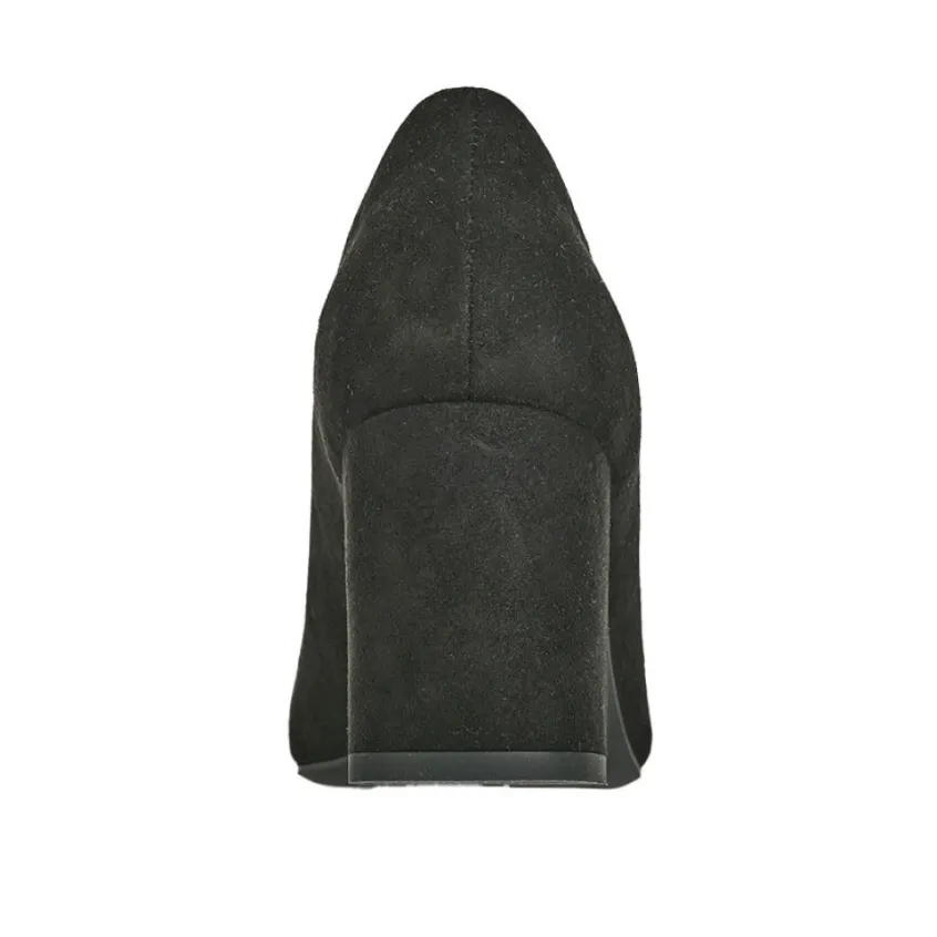 Escarpins|VICE VERSA Escarpins Femme Noir Bout Carre