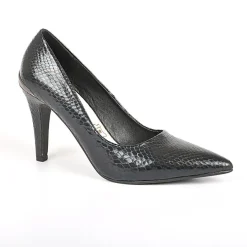 Escarpins|MASCARA Escarpins Femme Noir Effet Python