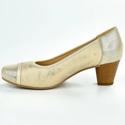 Chaussures Confort|SCALINA Escarpins Irises Femme Beige