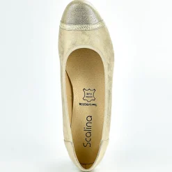 Chaussures Confort|SCALINA Escarpins Irises Femme Beige