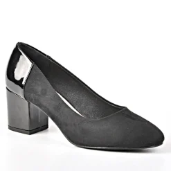 Escarpins|ANA LUNA Escarpins Noir Talon Vernis