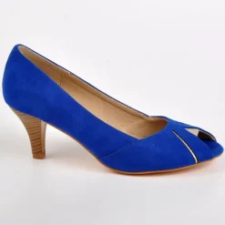 Escarpins|MASCARA Escarpins Ouverts Femme Bleu Roi