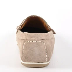 Mocassins, Chaussures Bateaux|FORTUNATO Mocassins Aspect Daim Gris