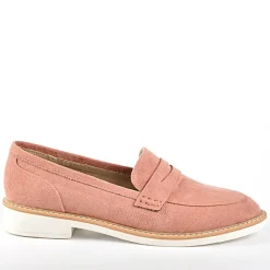 Mocassins|ANA LUNA Mocassins Aspect Velours Rose
