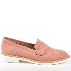 Mocassins|ANA LUNA Mocassins Aspect Velours Rose
