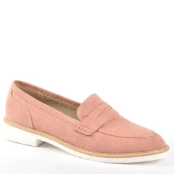 Mocassins|ANA LUNA Mocassins Aspect Velours Rose