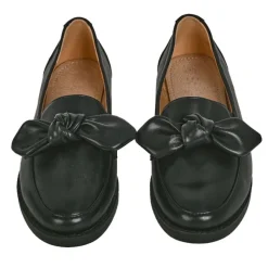 Chaussures Confort|SCALINA Mocassins Confort Femme Noir A Noeud