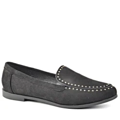 Mocassins|ANA LUNA Mocassins Femme Avec Petits Clous Noir