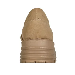 Mocassins|VICE VERSA Mocassins Femme Beige Semelle Crantee
