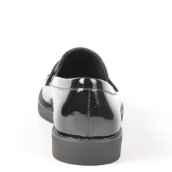 Mocassins|ANA LUNA Mocassins Femme Bi-Matieres Vernis Noir