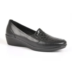 Chaussures Confort|LADY CONFORT Mocassins Femme Noir