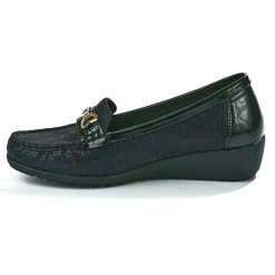 Chaussures Confort|LADY CONFORT Mocassins Femme Noir