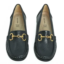 Chaussures Confort|LADY CONFORT Mocassins Femme Noir