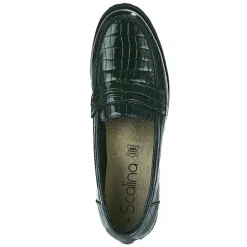 Chaussures Confort|SCALINA Mocassins Femme Noir