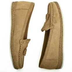 Chaussures Confort|SCALINA Mocassins Femme Taupe