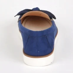 Mocassins|VICE VERSA Mocassins Femme Semelles Souples Bleu Marine