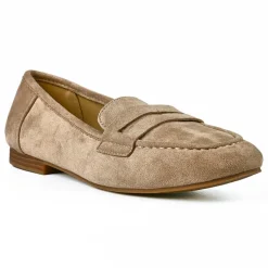 Mocassins|VICE VERSA Mocassins Femme Suedine Beige