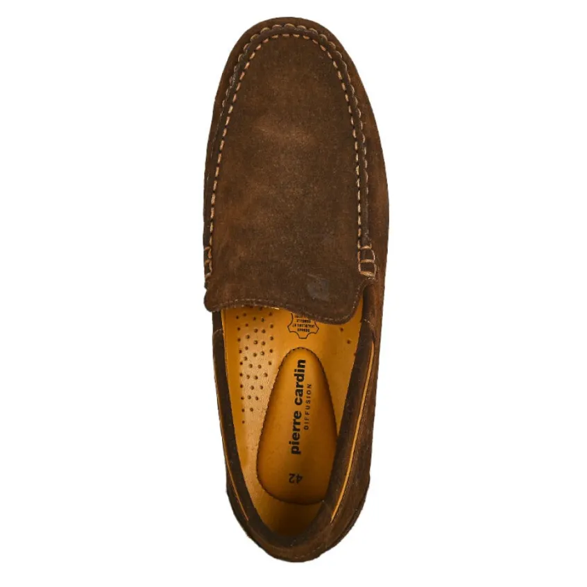 Mocassins, Chaussures Bateaux|PIERRE CARDIN Mocassins Homme Marron