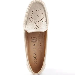 Chaussures Confort|SCALINA Mocassins Dore