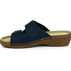 Chaussures Confort|FLEX'IS Mules A Talons Femme Bleu