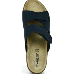 Chaussures Confort|FLEX'IS Mules A Talons Femme Bleu