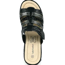 Chaussures Confort|LADY CONFORT Mules A Talons Femme Noir