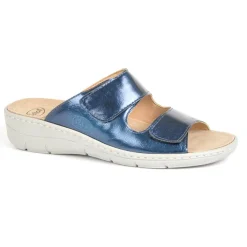 Chaussures Confort|SCHOLL Mules Compensees Femme Confort Bleu Marine