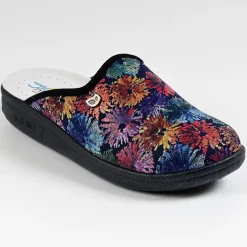 Chaussures Confort|ECO BIO SANITAL Mules Compensees Femme Eco Bio Memorisy Bleu Marine
