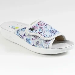 Chaussures Confort|ECO BIO SANITAL Mules Compensees Femme Eco Bio Memorisy Blanc
