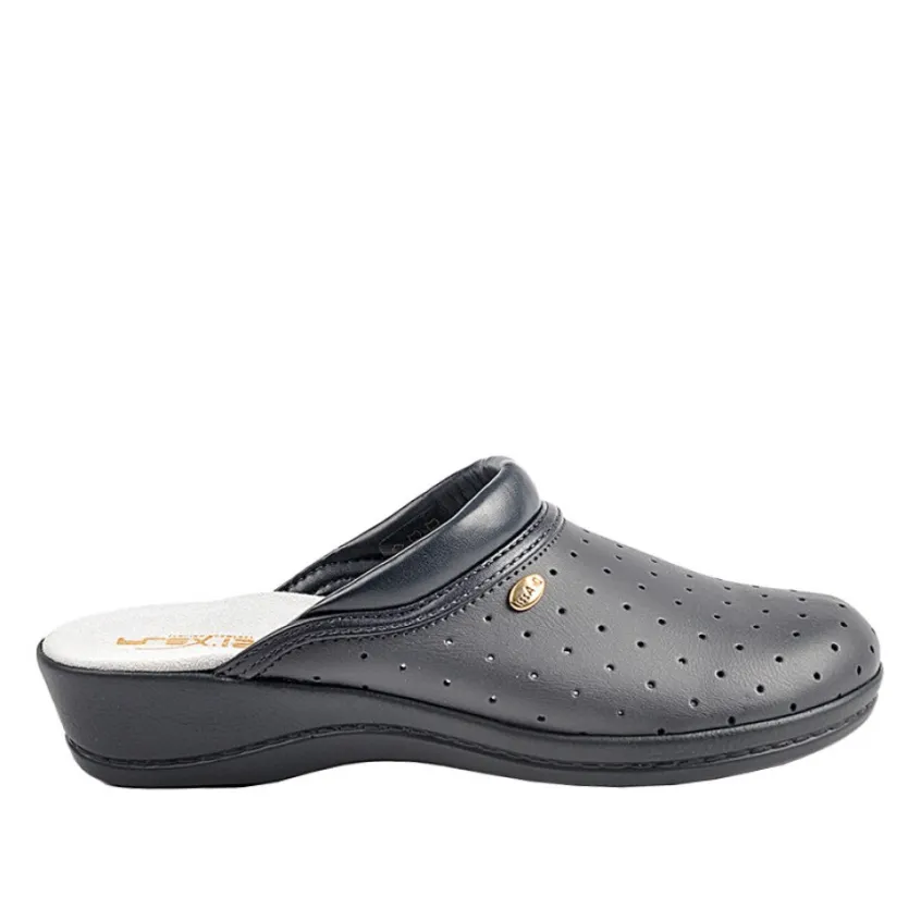 Chaussures Confort|FLEX'IS Mules Femme Bleu Marine