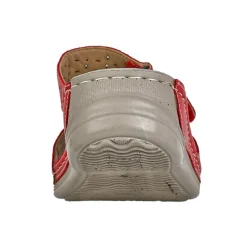 Chaussures Confort|LADY CONFORT Mules Femme Rouge